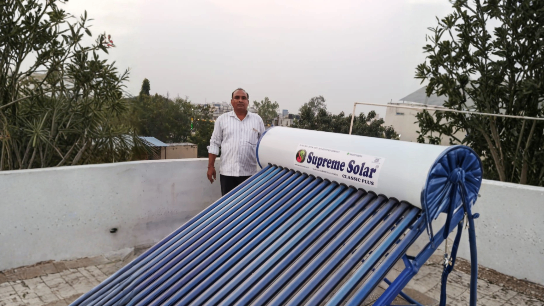 PuRvansh Electrical solar installation — Solar Water Heater 1
