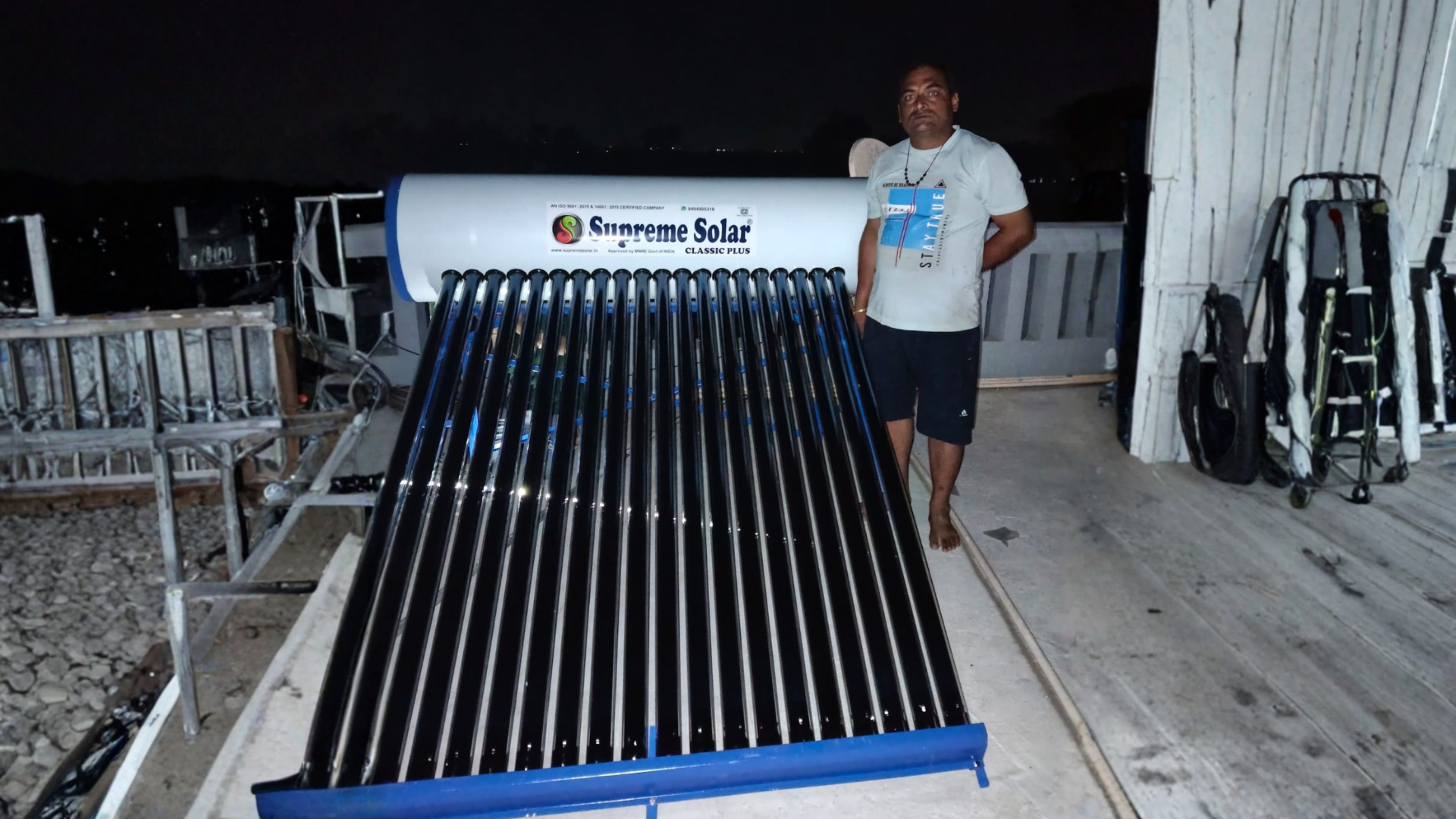 PuRvansh Electrical solar installation — Solar Water Heater 2