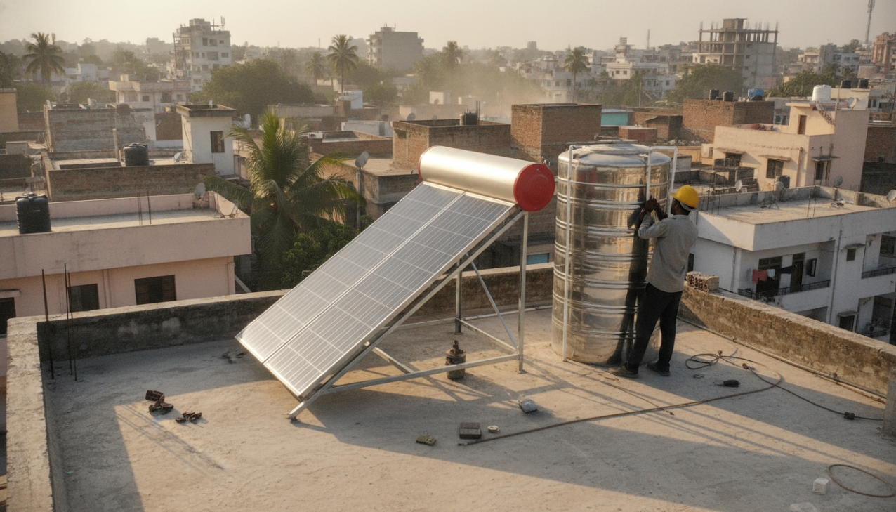 Solar Water Heater Installation & Maintenance